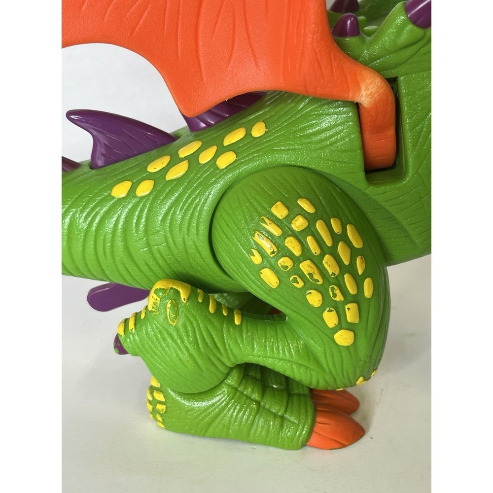 2005 IMAGINEXT GREEN DELUXE DRAGON ACTION FIGURE TOY LIGHT-UP SOUND MOTION - Picture 5 of 11